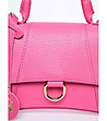 Розова дамска чанта от естествена кожа Gisele-3 снимка
