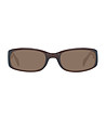 Кафяви мъжки слънчеви очила-1 снимка