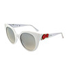 Дамски слънчеви очила с бели рамки-0 снимка