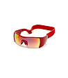 Червени дамски слънчеви очила с еластична лента-0 снимка