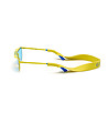 Жълти дамски слънчеви очила със сини лещи-1 снимка