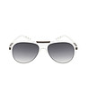 Мъжки слънчеви очила с бяла матирана рамка-1 снимка