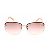 Дамски очила с розови лещи и златисти дръжки-1 снимка