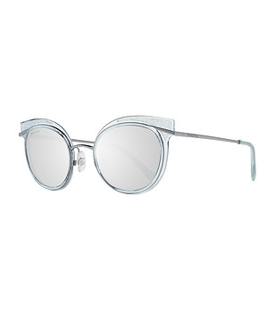 Дамски слънчеви очила с призрачна бледосиня рамка снимка