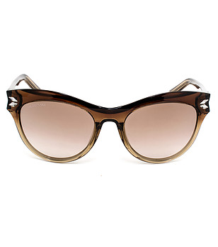 Дамски слънчеви очила в кафяви нюанси снимка
