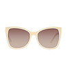 Дамски слънчеви очила в бяло и златисто-2 снимка