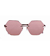 Дамски слънчеви очила глазант с полу-огледални бклрдоровози лещи-1 снимка