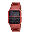 Червен силиконов unisex дигитален часовник-0 снимка