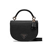 Малка черна дамска чанта с декорация Zana-0 снимка