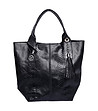 Черна дамска чанта от естествена кожа Arilyn-0 снимка