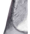 Сребриста дамска чанта от естествена кожа Dili-2 снимка