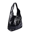 Черна дамска чанта от естествена кожа Dili-1 снимка