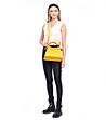 Жълта дамска чанта от естествена кожа Denia-4 снимка