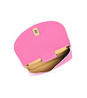 Розова малка чанта от естествена кожа Kimi-3 снимка