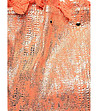 Дамска ефектна чанта в оранжево и златисто Karmelia-2 снимка