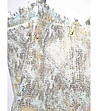 Дамска ефектна чанта в сиво и златисто Karmelia-2 снимка