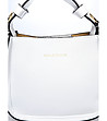 Бяла дамска чанта от естествена кожа Keila-2 снимка