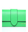 Дамска кожена зелена дамска чанта Bina-2 снимка