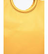 Жълта дамска чанта от естествена кожа с несесер Ambala-2 снимка