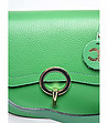 Малка зелена кожена чанта за рамо Jillian-2 снимка