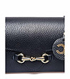 Черна малка дамска чанта от естествена кожа Milly-2 снимка