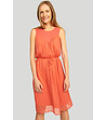 Рокля в цвят корал Radika-2 снимка