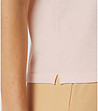 Блуза без ръкави  цвят пудра от фино плетиво Sandrine-3 снимка