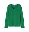 Дамска зелена блуза Lakati-3 снимка
