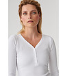 Дамска бяла блуза Laroy-2 снимка