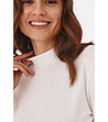 Дамска блуза в цвят слонова кост Golfia-2 снимка