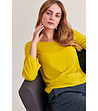 Дамска блуза в цвят горчица Marisa-2 снимка
