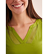Зелена дамска блуза Caroll-2 снимка