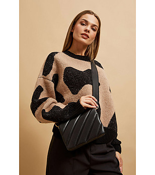 Черна дамска чанта Lena снимка