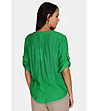 Дамска зелена блуза-1 снимка