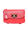 Червена малка дамска чанта от естествена кожа Mia-0 снимка