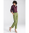 Зелен дамски панталон Trika-4 снимка
