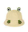 Бежова дамска шапка жабка Froggie-0 снимка