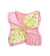 Сатенен дамски шал в розово и жълто Petal-0 снимка