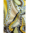 Дамски сатенен цвят с принт Mosaic-1 снимка