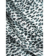 Сатенен шал в сиво с леопардов принт  Feline -1 снимка