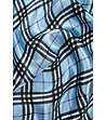 Син сатенен дамски шал на каре Pinkberry -1 снимка