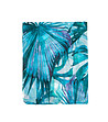 Дамски шал с флорален принт в синьо Botany-2 снимка