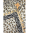 Дамски шал с леопардов принт Wild fringes-1 снимка