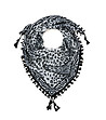 Дамски шал с леопардов принт в сиво и черно Wild fringes-0 снимка