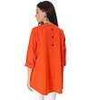 Оранжева дамска oversize блуза Lamilia-4 снимка