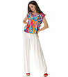 Многоцветна дамска блуза Mimi-4 снимка