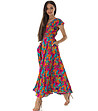 Многоцветна дълга рокля Madeira-2 снимка