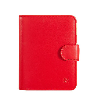 Дамски кожен червен портфейл Marbella с RFID защита  снимка