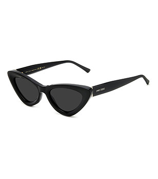 Черни дамски слънчеви очила котешко око снимка