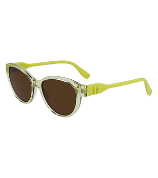 Дамски слънчеви очила в жълт нюанс снимка